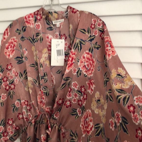 Cotton Candy LA Kimono  Mauve Top Size Medium NWT - Picture 6 of 8